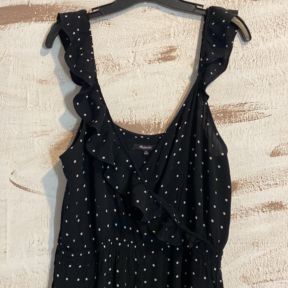 Ruffle Front Jumpsuit in Grid Lock - Picture 5 of 10